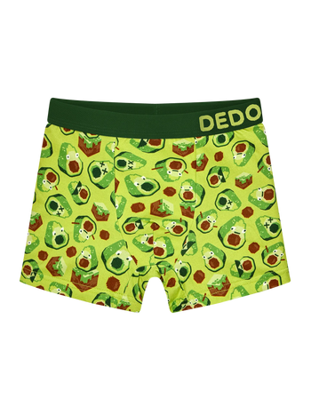 Vrolijke boxers voor jongens Pixel-avocado