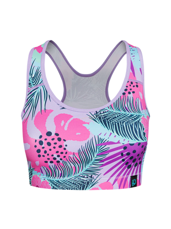 Vrolijke sporttop Lama & bloemen