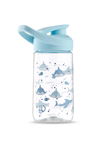 Vrolijke waterfles Grijze haai 470ml