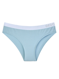 Poederblauwe modal damesslip