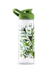 Vrolijke waterfles Panda's en bamboe 700ml
