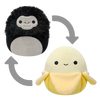 Squishmallows 2in1 Junie de banaan/Aron de gorilla, 13 cm