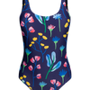 Vrolijk badpak Aquarelle bloemen