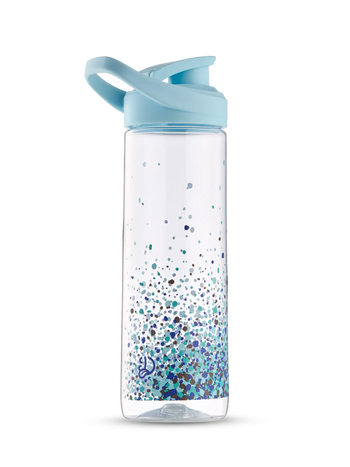 Vrolijke waterfles Regendruppels 700ml