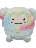 Squishmallows Zozo de regenboog en blauwe bigfoot, 20 cm