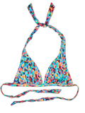 Vrolijke bikini-top Kleurijk mozaïek