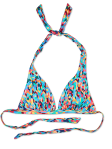 Vrolijke bikini-top Kleurijk mozaïek