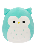 Squishmallows Winston de blauwgroene uil, 20 cm