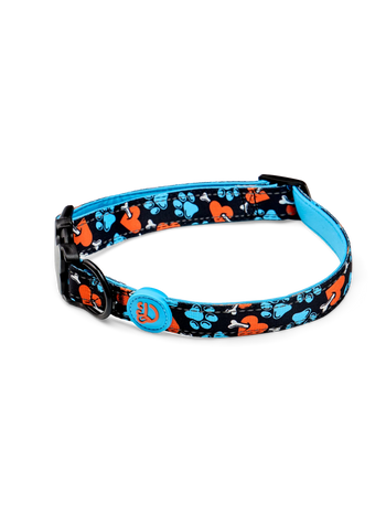 Hondenhalsband Hartjes en pootjes