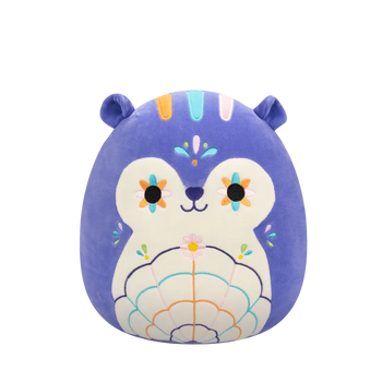 Squishmallows Luzma de Lavendel Day of the Dead eekhoorn, 20 cm