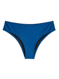 Diepblauwe midwaist bikinislip
