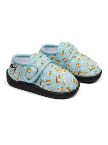Vrolijke klittenband-slippers voor kinderen Cavia