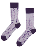 Vrolijke bamboesokken Lavendel