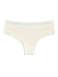 Witte kanten hipster-damesslip