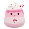 Squishmallows Ethel de roze suikerspin warme chocolade, 20 cm