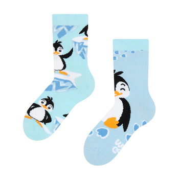 Vrolijke kindersokken Vrolijke pinguïn