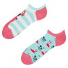 Vrolijke sneakersokken Flamingo