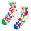 Vrolijke crewsokken Gekke bloemen