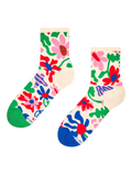Vrolijke crewsokken Gekke bloemen