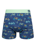 Vrolijke herentrunks Oranje fiets