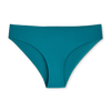 Blauwgroene naadloze damesslips
