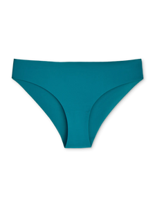 Blauwgroene naadloze damesslips