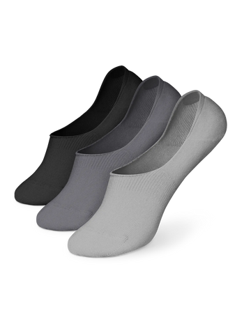 Katoenen no-show sokken 3-pak Classic