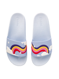 Vrolijke sliders Regenbooglucht