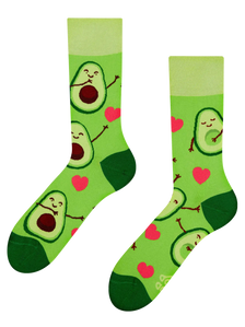 Vrolijke sokken Avocado-liefde