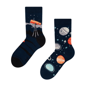 Vrolijke kindersokken Kosmos