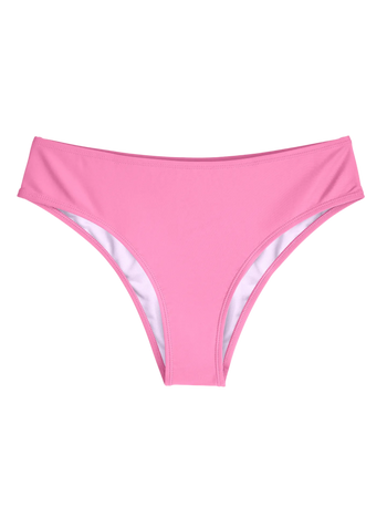 Suikerroze midwaist bikinislip