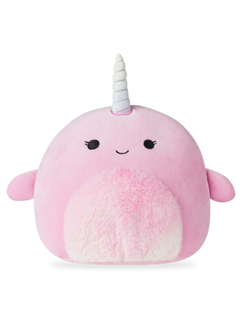 SQUISHMALLOWS Esme de roze narwal, 30 cm