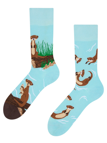 Vrolijke sokken Otters
