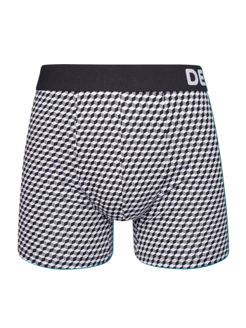 Zwart-witte trunks voor heren met patroon