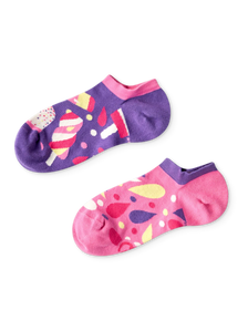 Vrolijke sneakersokken IJslolly's