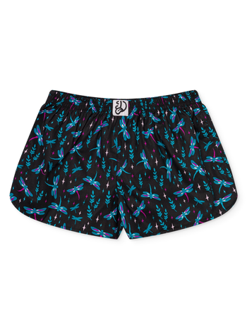 Vrolijke dames boxershorts Libellen bij nacht