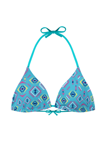 Vrolijk bikinitopje Aztec-ornament