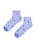 Cutecore sokken Paars-blauwe bloemen