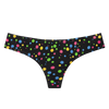 Vrolijke Braziliaanse damesslips Neon stippen