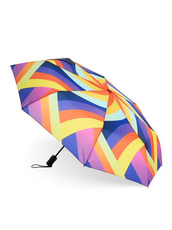 Vrolijke paraplu Regenboogkleuren