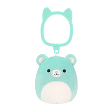 Squishmallows sleutelhanger Belinda de blauwgroene beer, 9 cm