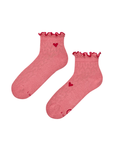Cutecore sokken Rode hartjes