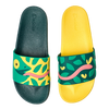 Vrolijke sliders Kameleon op jacht