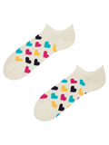 Vrolijke sneakersokken Kleurrijke hartjes