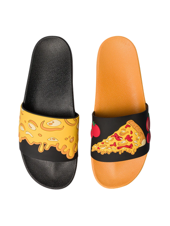 Vrolijke sliders Kaaspizza
