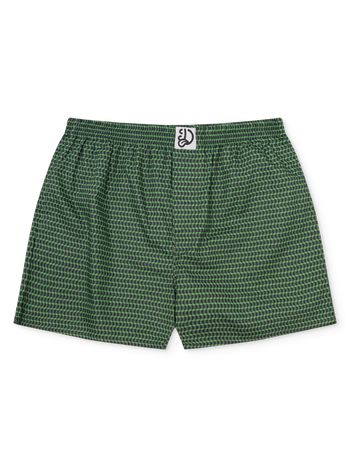 Pastelgroen heren boxershort met patroon