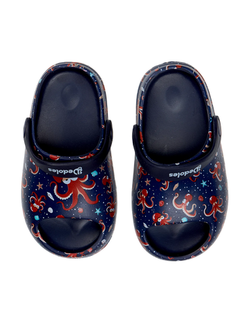 Vrolijke babyklompen Rode octopus