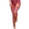 Vrolijke fitnessleggings Exotische blaadjes