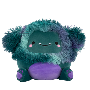 Squishmallows JT Bigfoot met paarse buik, 20 cm
