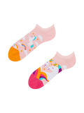 Vrolijke sneakersokken Eenhoorn in de wolken